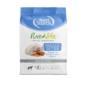 Nutrisource Pure Vita Small Bites Turkey N Sweet Potato - 12lb